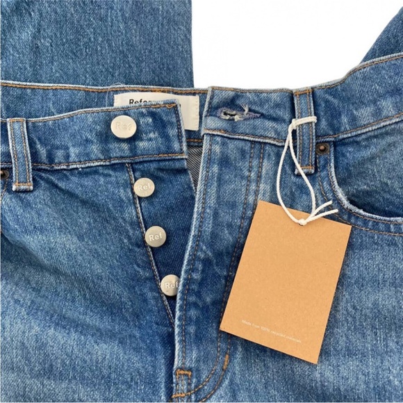 Reformation Straight Jeans,Size 26 - Picture 4 of 5
